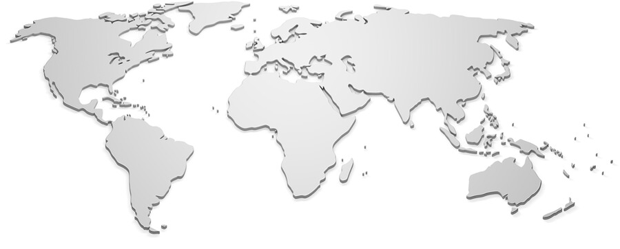 World Map showing FSI Server installation locations